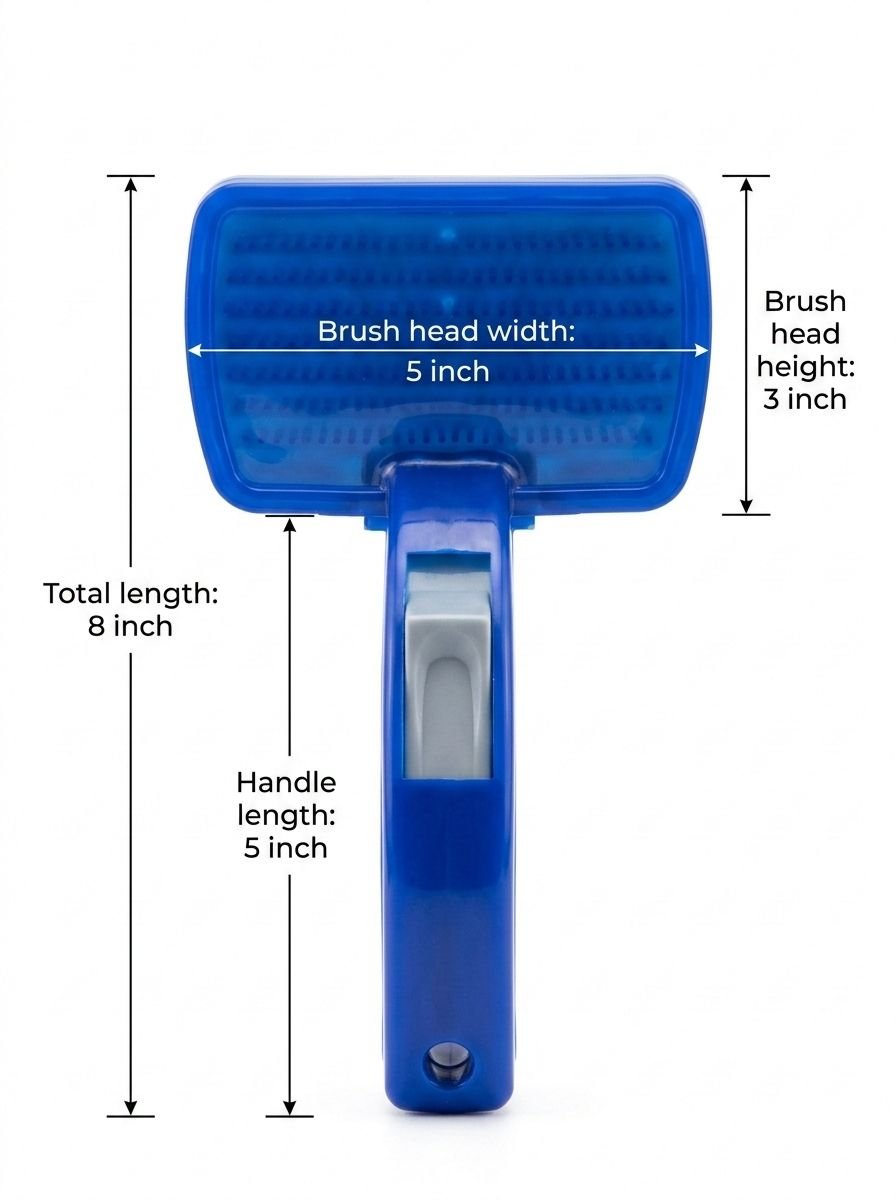 Self - Cleaning Slicker Brush with Plastic Bristles - Tailsetter