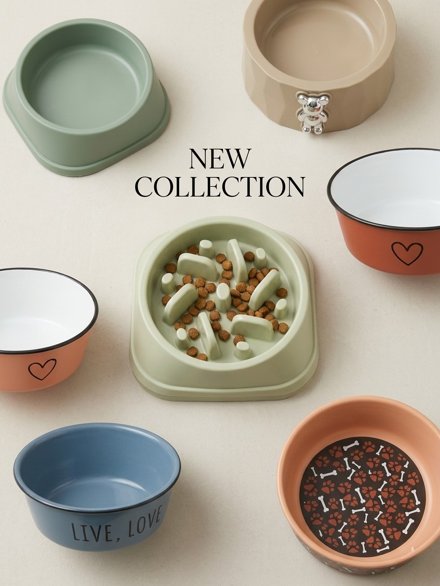 Multiple Bowls for Dogs/Cats-Tailsetter-India