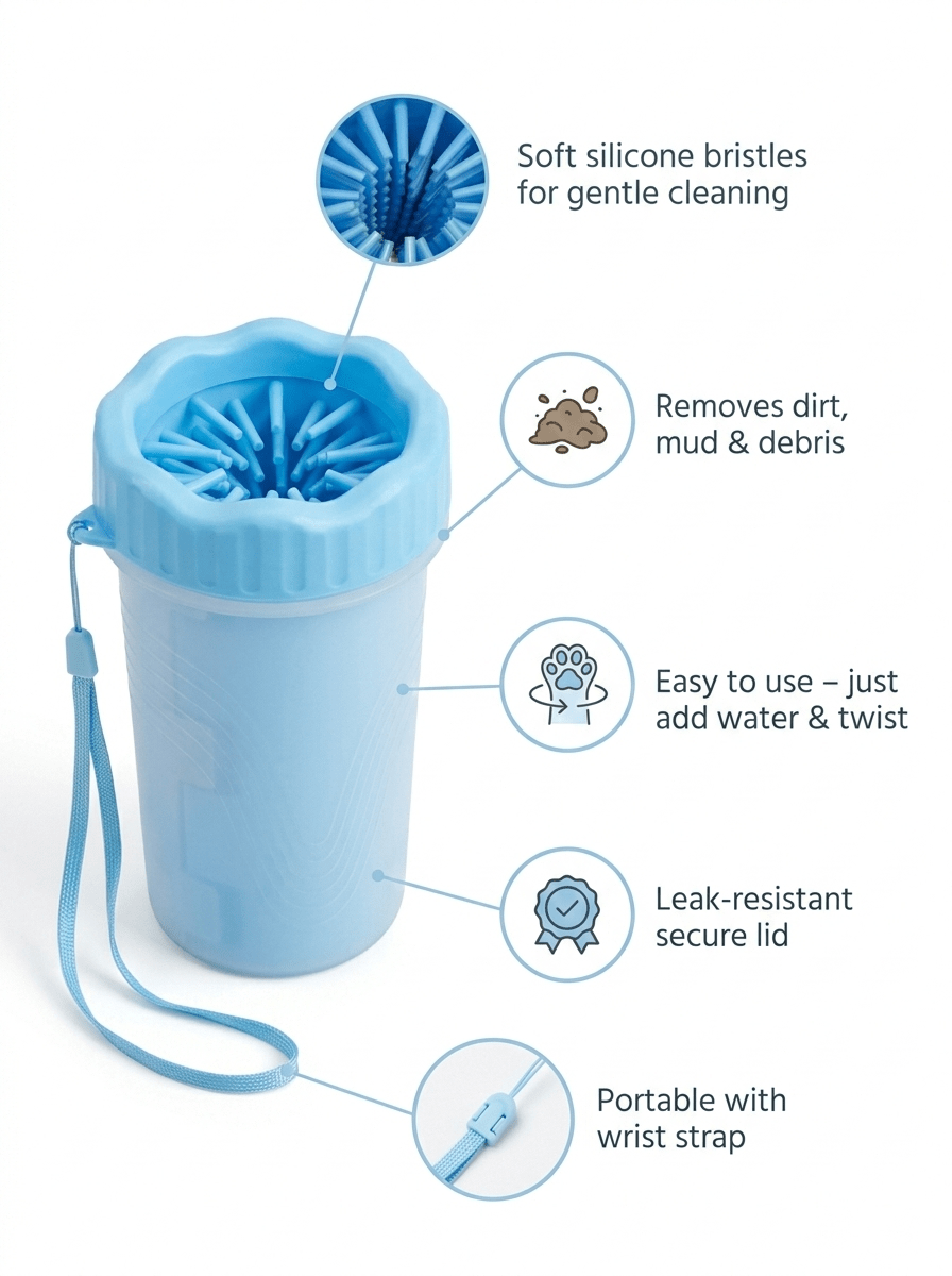 Paw Cleaner for Dogs and Cats - Tailsetter