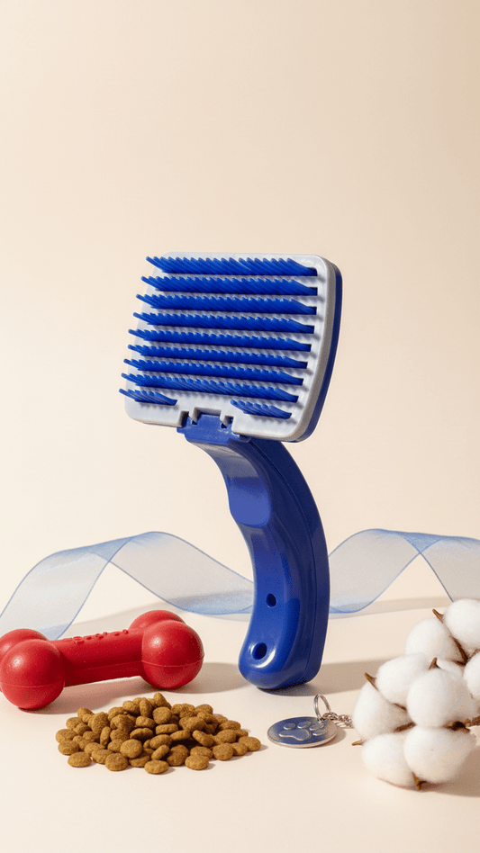 Self - Cleaning Slicker Brush with Plastic Bristles - Tailsetter