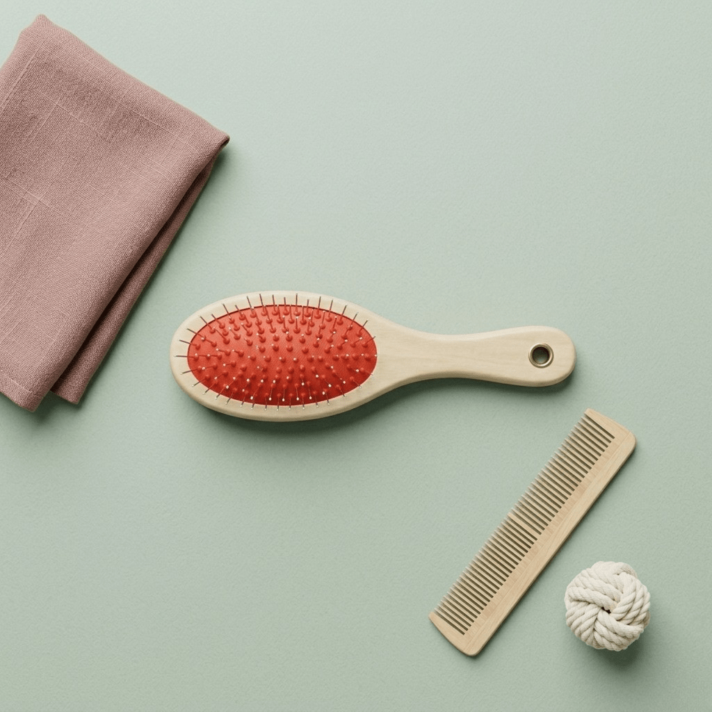 Doubled Sided Wooden Brush For Pets - Tailsetter