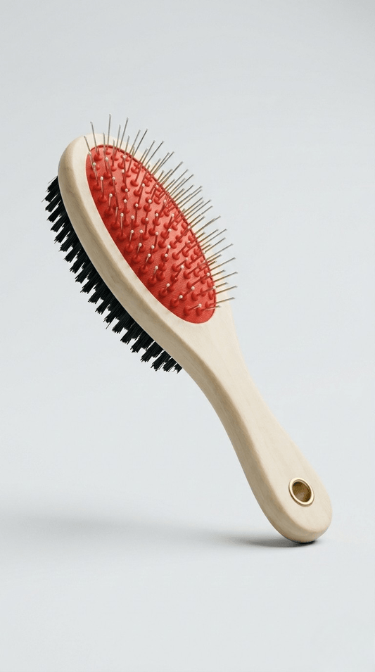 Doubled Sided Wooden Brush For Pets - Tailsetter