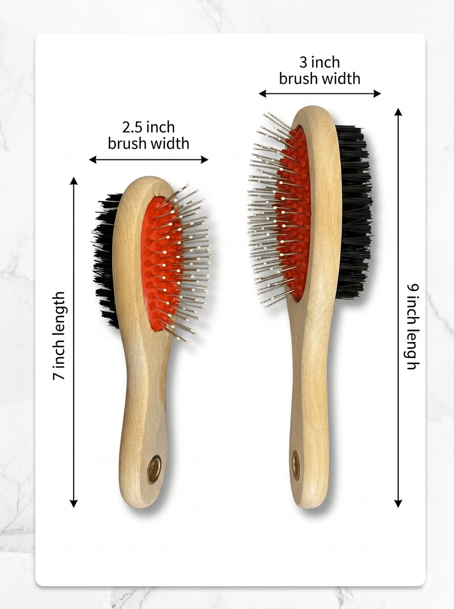 Doubled Sided Wooden Brush For Pets - Tailsetter