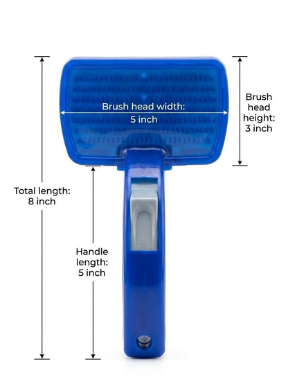Self - Cleaning Slicker Brush with Plastic Bristles - Tailsetter