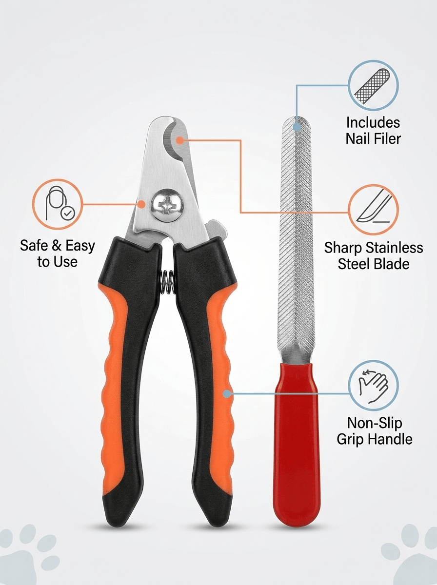Pet Nail Clipper and Trimmer - Tailsetter
