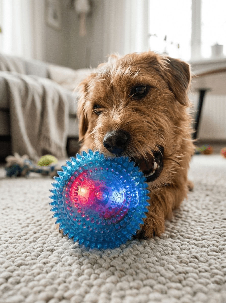Squeaky LED Chew Toys for Pets - Tailsetter
