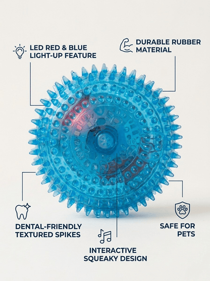 Squeaky LED Chew Toys for Pets - Tailsetter