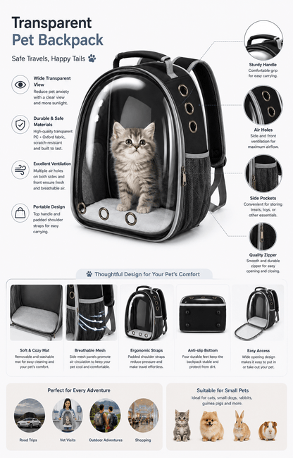 Clearview Bubble Backpack - Tailsetter