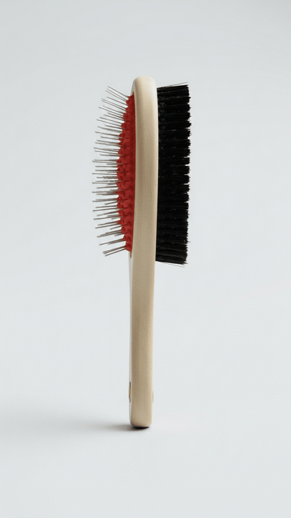 Doubled Sided Wooden Brush For Pets - Tailsetter