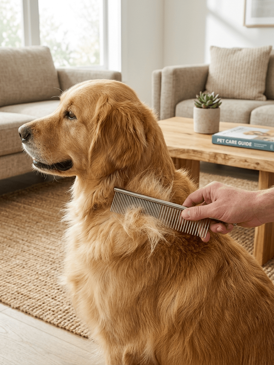 Stainless Steel Dog Grooming Comb - Tailsetter