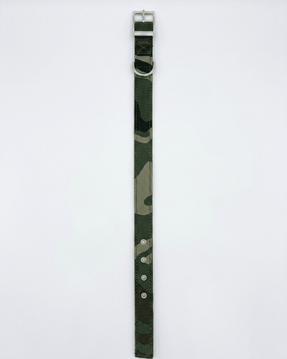 Camouflage Dog Collar | Heavy - Duty Nylon Camo Collar with Metal Buckle — TailSetter - Tailsetter