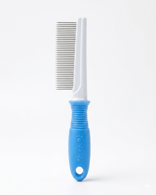 Fine - Tooth Pet Grooming Comb | Stainless Steel Flea & Dematting Comb for Dogs & Cats — TailSetter - Tailsetter