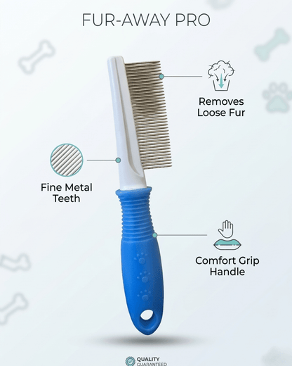 Fine - Tooth Pet Grooming Comb | Stainless Steel Flea & Dematting Comb for Dogs & Cats — TailSetter - Tailsetter