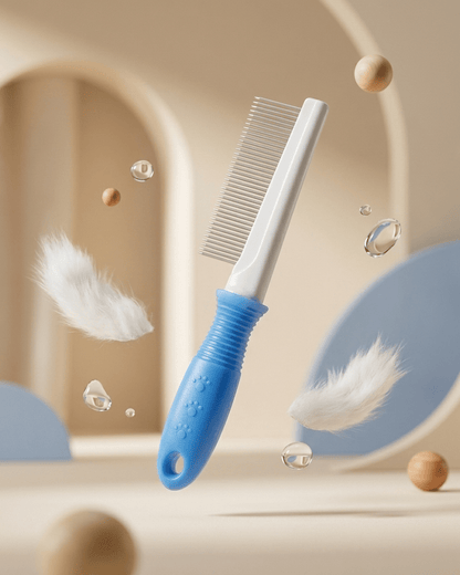 Fine - Tooth Pet Grooming Comb | Stainless Steel Flea & Dematting Comb for Dogs & Cats — TailSetter - Tailsetter