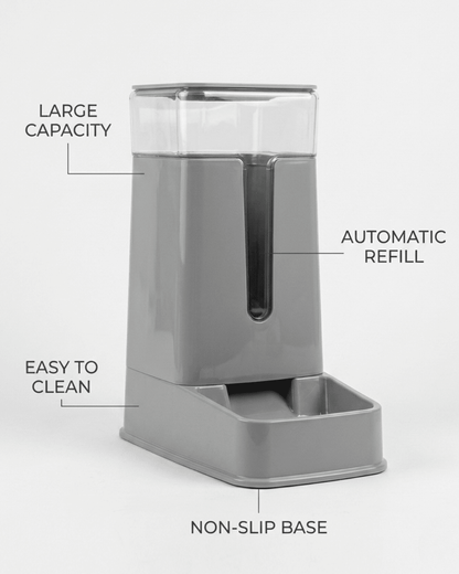 Large Automatic Pet Food Dispenser | Gravity - Fed with Clear Reservoir for Dogs & Cats — TailSetter - Tailsetter
