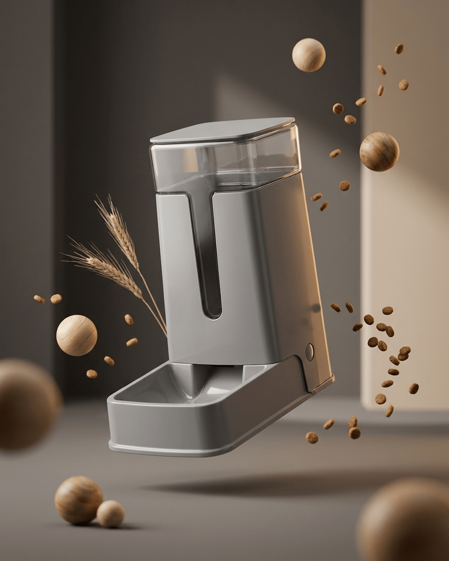 Large Automatic Pet Food Dispenser | Gravity - Fed with Clear Reservoir for Dogs & Cats — TailSetter - Tailsetter