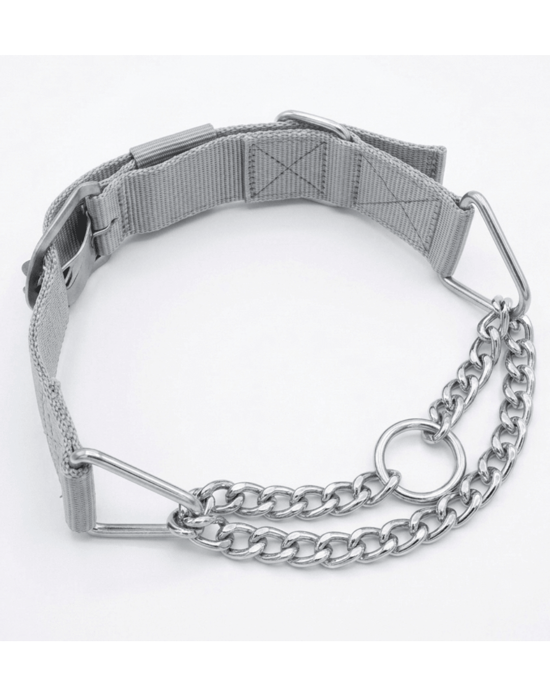 Martingale Dog Collar | Nylon & Chain Training Collar for Dogs — TailSetter - Tailsetter
