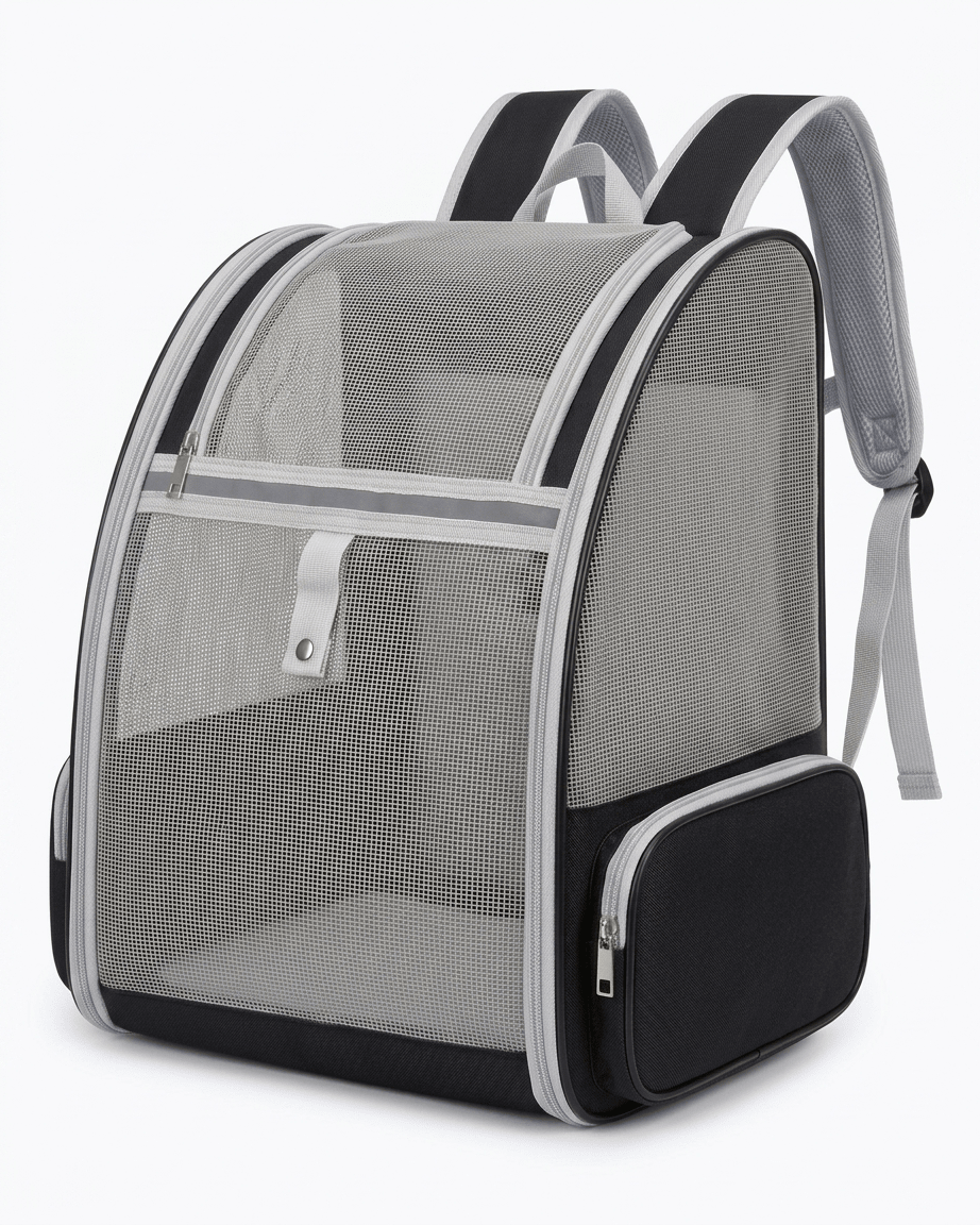 Pet Carrier Backpack | Breathable Mesh Backpack for Cats & Small Dogs — TailSetter - Tailsetter