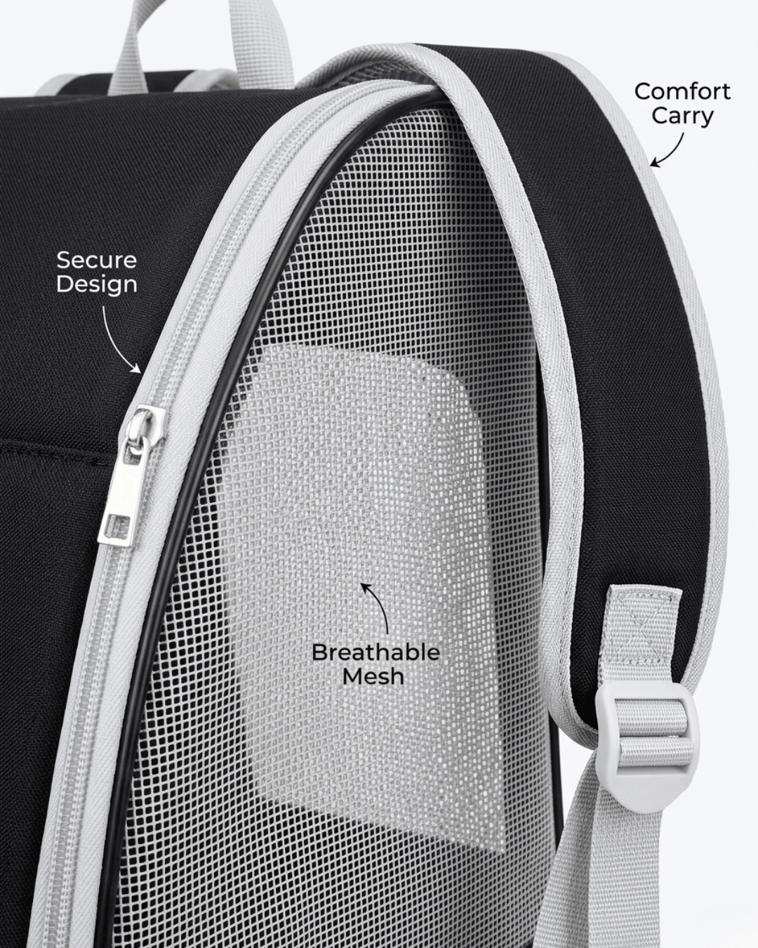 Pet Carrier Backpack | Breathable Mesh Backpack for Cats & Small Dogs — TailSetter - Tailsetter