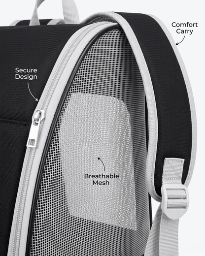 Pet Carrier Backpack | Breathable Mesh Backpack for Cats & Small Dogs — TailSetter - Tailsetter
