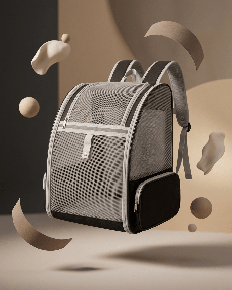 Pet Carrier Backpack | Breathable Mesh Backpack for Cats & Small Dogs — TailSetter - Tailsetter