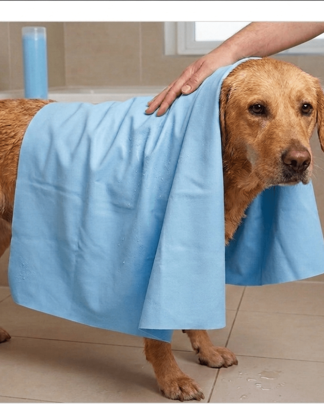 Quick - Dry Pet Towel | Super Absorbent Microfibre Bath Towel for Dogs & Cats — TailSetter - Tailsetter