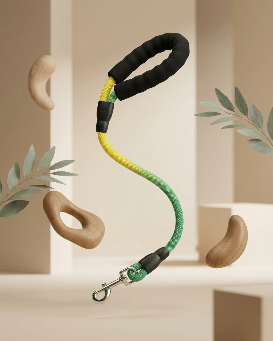 Rope Dog Leash | Padded Handle Braided Leash for Dogs — TailSetter - Tailsetter